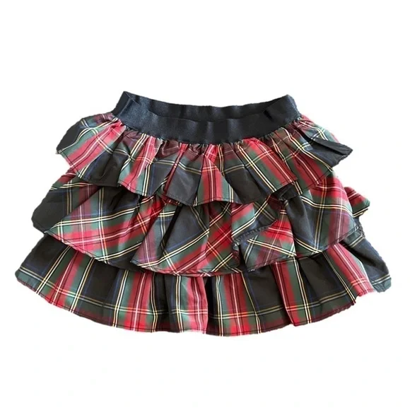 Ralph Lauren Bottoms Ralph Lauren Girls Plaid Ruffles Skirt